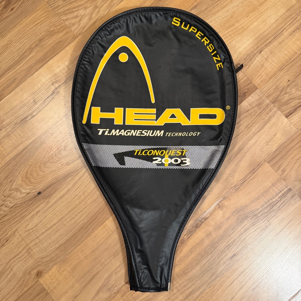 Vintage Tennis Racket Cover Head TI Magnesium Supersize Ti Conquest 2003